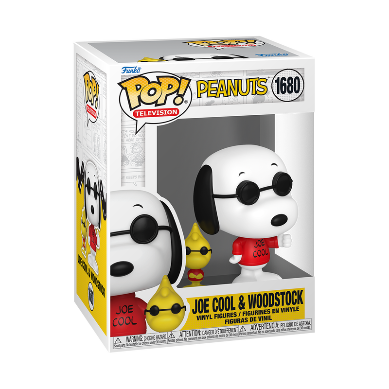 Funko Pop! Television: Peanuts - Charlie Brown #1678 / Charlie Brown #1677 / Snoopy #1679 / Joe Cool #1680