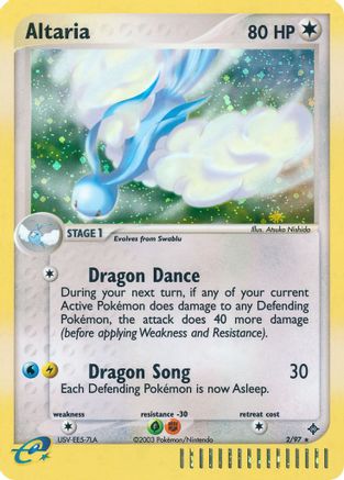 Altaria  - Holofoil Dragon - Holo Rare
