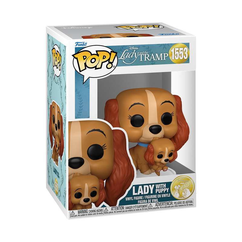 Funko Pop! Disney: Lady And The Tramp - Lady with Puppy #1553 / Tramp with Puppy #1554