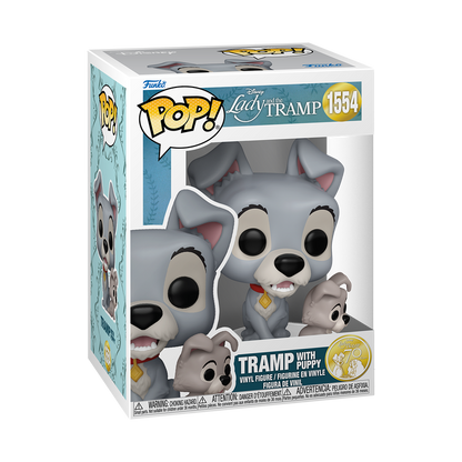 Funko Pop! Disney: Lady And The Tramp - Lady with Puppy #1553 / Tramp with Puppy #1554