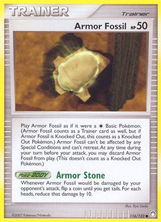 Armor Fossil  Mysterious Treasures - Common