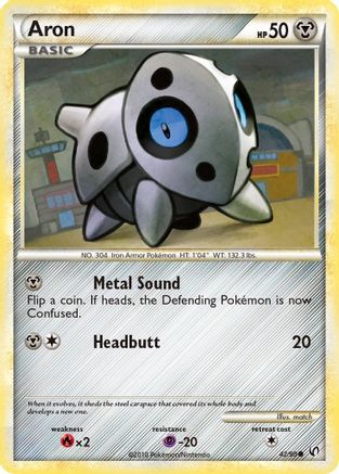 Aron 042/90  - Reverse Holofoil Undaunted - Common