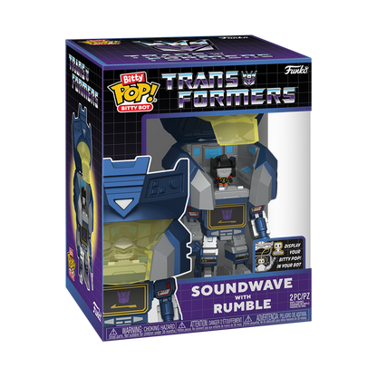 Funko Pop! Bitty Bot: Transformers - Soundwave And Rumble #47 *PREORDER*