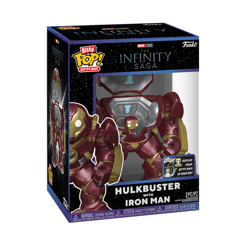 Funko Pop! Bitty Bot: Marvel - Hulkbuster And Iron Man #66