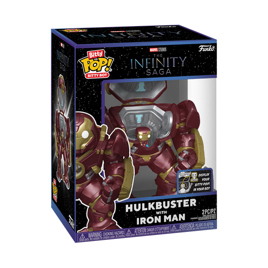 Funko Pop! Bitty Bot: Marvel - Hulkbuster And Iron Man #66