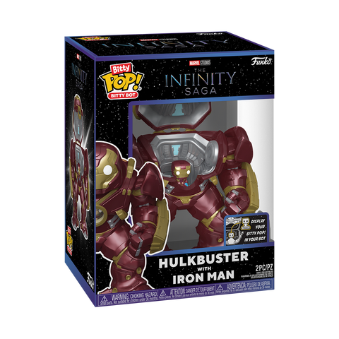 Funko Pop! Bitty Bot: Marvel - Hulkbuster And Iron Man #66
