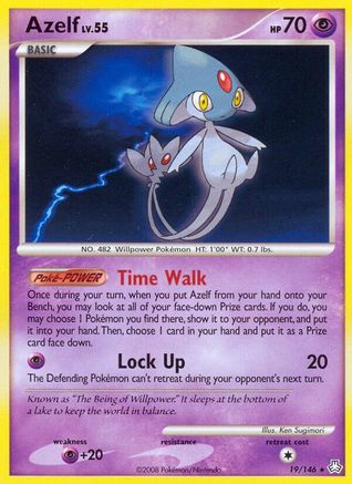 Azelf  - Reverse Holofoil Legends Awakened - Rare