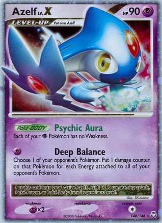 Azelf LV.X  - Holofoil Legends Awakened - Ultra Rare