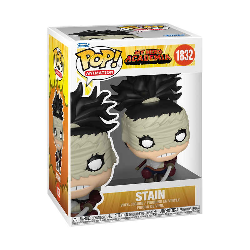 Funko Pop! Anime: My Hero Academia - Izuku Midoriya / Tomura Shigaraki / Lady Nagant / Stain / Star And Stripe / Dabi