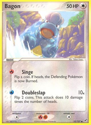 Bagon  - Reverse Holofoil Deoxys - Common
