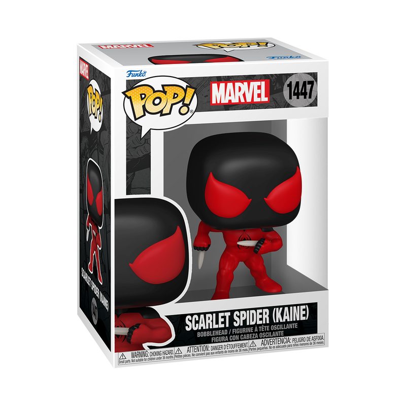 Funko Pop! Marvel: Spider-Man - Symbiote / Fear Itself / Miles Morales Iron Spider / Scarlet Spider Kaine / Chasm