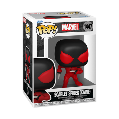 Funko Pop! Marvel: Spider-Man - Symbiote / Fear Itself / Miles Morales Iron Spider / Scarlet Spider Kaine / Chasm