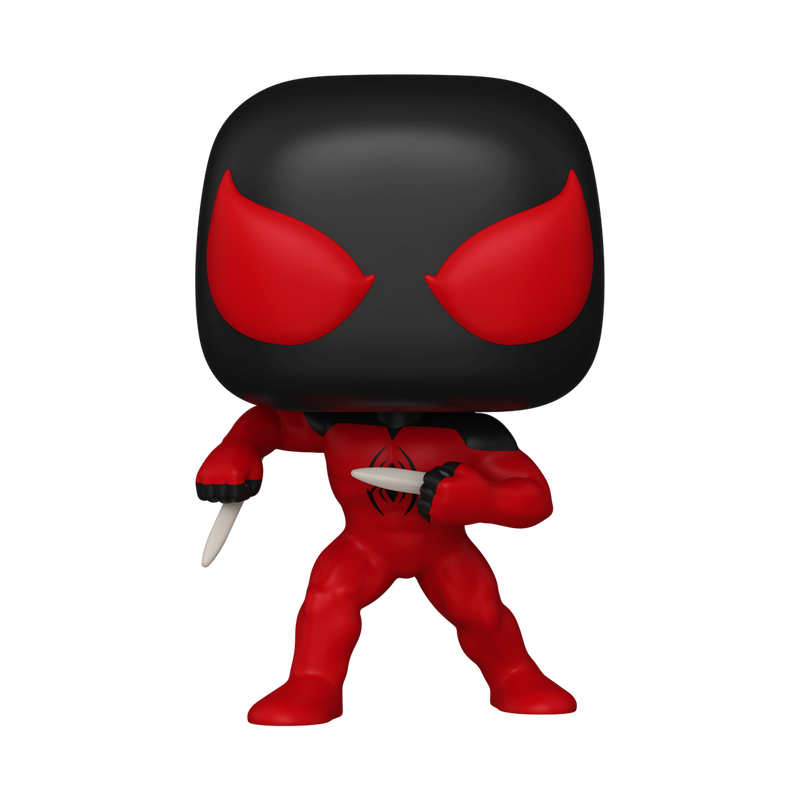 Funko Pop! Marvel: Spider-Man - Symbiote / Fear Itself / Miles Morales Iron Spider / Scarlet Spider Kaine / Chasm