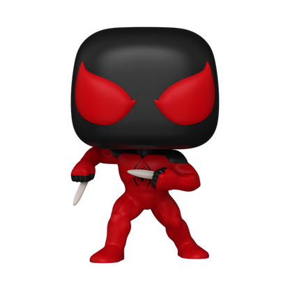 Funko Pop! Marvel: Spider-Man - Symbiote / Fear Itself / Miles Morales Iron Spider / Scarlet Spider Kaine / Chasm