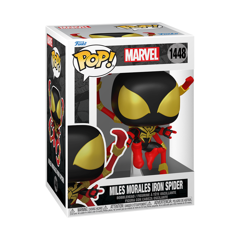 Funko Pop! Marvel: Spider-Man - Symbiote / Fear Itself / Miles Morales Iron Spider / Scarlet Spider Kaine / Chasm