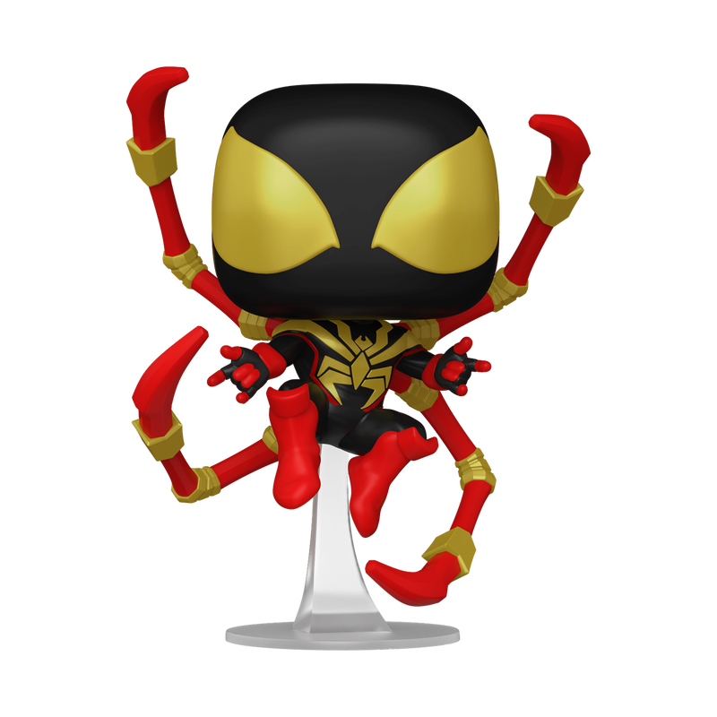 Funko Pop! Marvel: Spider-Man - Symbiote / Fear Itself / Miles Morales Iron Spider / Scarlet Spider Kaine / Chasm