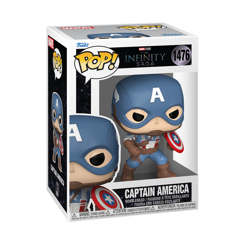 Funko Pop! Marvel: Infinity Saga - Iron Man (Mark 5) / Whiplash / Peggy Carter / Captain America