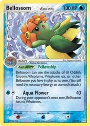 Bellossom (Delta Species)  - Reverse Holofoil Holon Phantoms - Rare