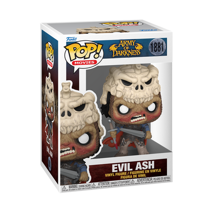 Funko Pop! Movies: Army Of Darkness - Ash #1880 / Evil Ash #1881 *PREORDER*