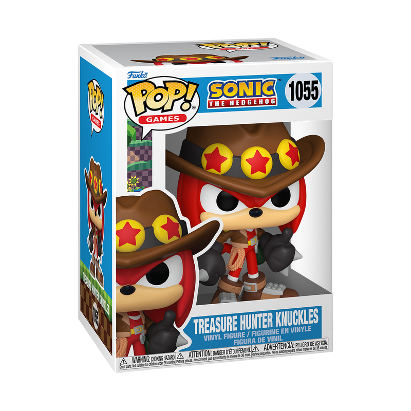 Funko Pop! Games: Sonic The Hedgehog - Rouge / Treasure Hunter Knuckles / Omega / Big