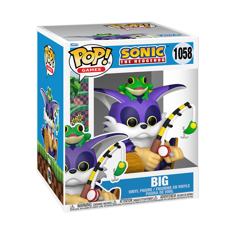 Funko Pop! Games: Sonic The Hedgehog - Rouge / Treasure Hunter Knuckles / Omega / Big
