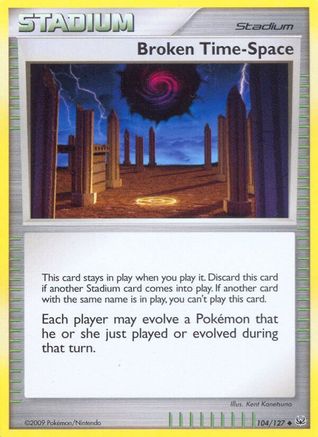 Broken Time-Space/127  - Reverse Holofoil Platinum - Uncommon