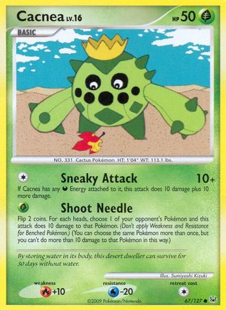 Cacnea  - Reverse Holofoil Platinum - Common