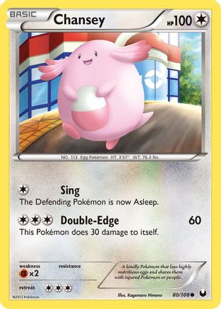 Chansey (80) (80) 080  Dark Explorers - Common