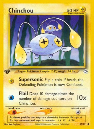 Chinchou 055  - Unlimited Neo Genesis - Common