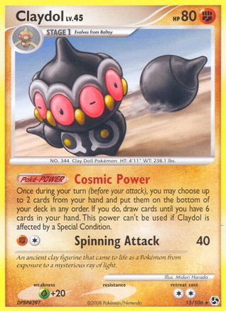 Claydol  - Reverse Holofoil Great Encounters - Rare