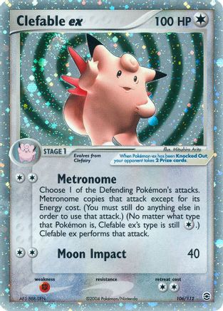 Clefable ex  FireRed & LeafGreen - Ultra Rare