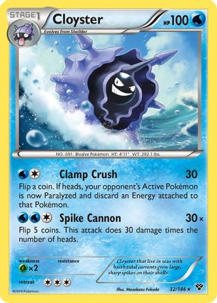 Cloyster  XY Base Set - Rare