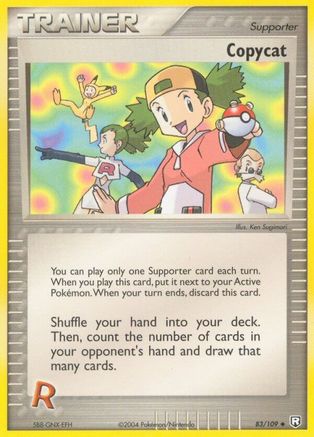 Copycat 083  - Reverse Holofoil Team Rocket Returns - Uncommon