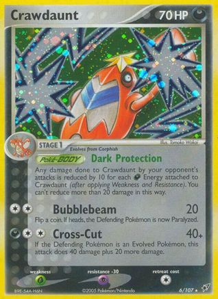 Crawdaunt  Deoxys - Holo Rare
