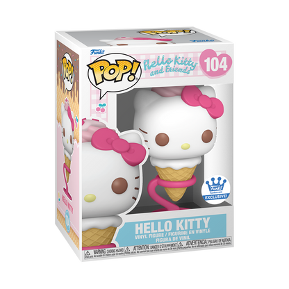 Funko Pop! Sanrio: Ice Cream - Hello Kitty As Ice Cream #104 [EXCLUSIVE] *PREORDER*