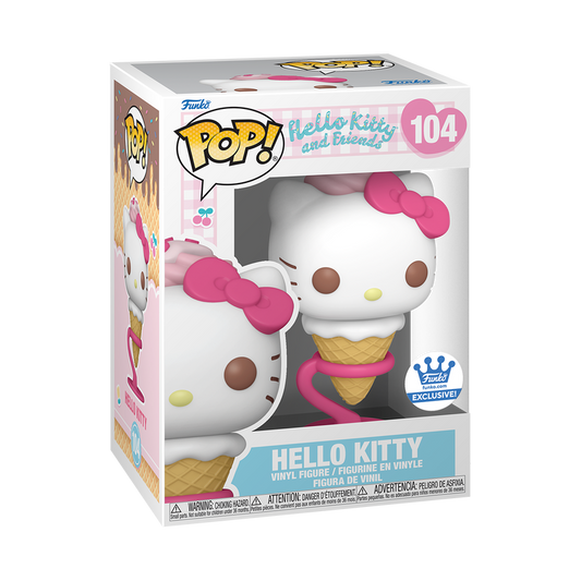 Funko Pop! Sanrio: Ice Cream - Hello Kitty As Ice Cream #104 [EXCLUSIVE] *PREORDER*