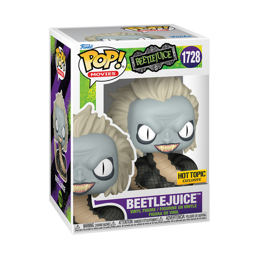 Funko Pop! Movies: Beetlejuice - Beetlejuice (Snake) #1728 [Hot Topic Exclusive]