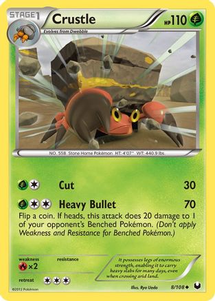 Crustle  Dark Explorers - Uncommon