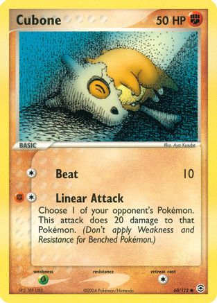 Cubone 060  FireRed & LeafGreen - Common