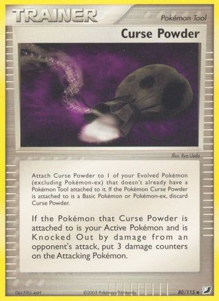 Curse Powder  - Reverse Holofoil Unseen Forces - Uncommon