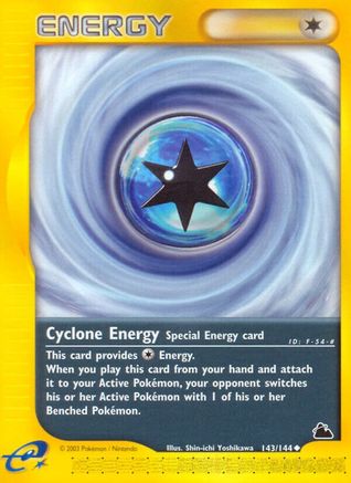 Cyclone Energy  - Reverse Holofoil Skyridge - Uncommon