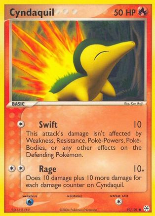 Cyndaquil 059/101  Hidden Legends - Common