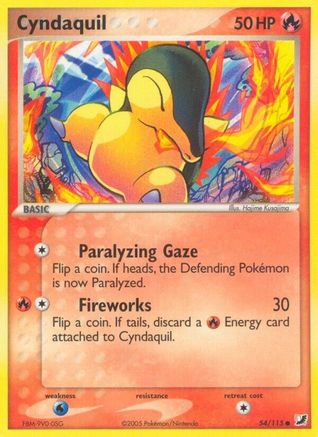 Cyndaquil 054  Unseen Forces - Common