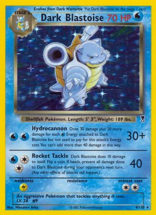 Dark Blastoise  - Holofoil Legendary Collection - Holo Rare
