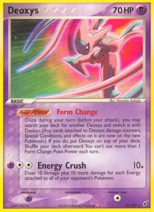 Deoxys (Attack Forme)  Deoxys - Rare