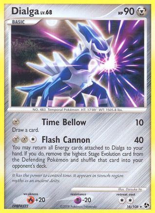 Dialga  - Reverse Holofoil Great Encounters - Rare