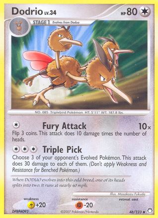 Dodrio  Mysterious Treasures - Uncommon