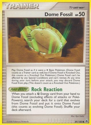 Dome Fossil  - Reverse Holofoil Majestic Dawn - Common