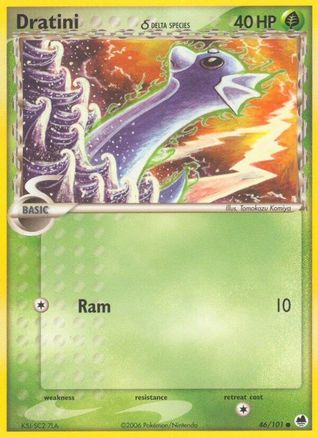 Dratini (Delta Species) 046  - Reverse Holofoil Dragon Frontiers - Common
