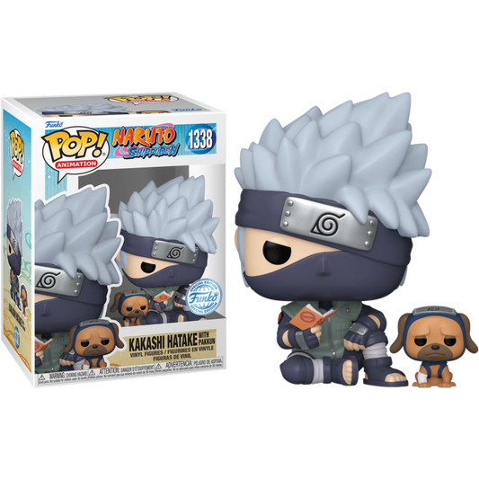 FUNKO POP! ANIME NARUTO SHIPPUDEN KAKASHI WITH PAKKUN #1338